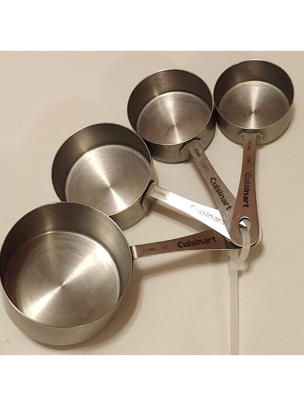 Cuisinart 4-Pieces Stainless Steel Measuring Cup Set
